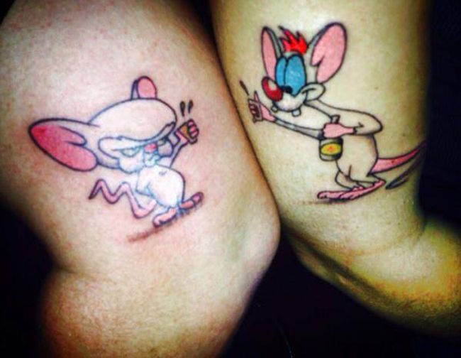 The cartoon loving couple
