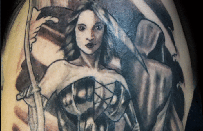 As she grim reaper tattoos